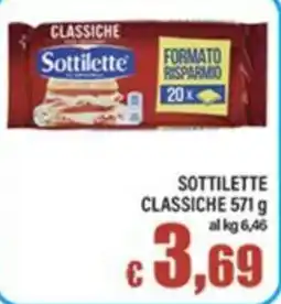 Top Supermercati Sottilette classiche offerta