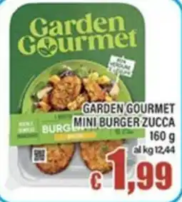 Top Supermercati Garden Gourmet mini burger zucca offerta