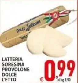 Iper Triscount Latteria Soresina Provolone Dolce offerta