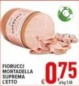 Iper Triscount Fiorucci mortadella suprema offerta