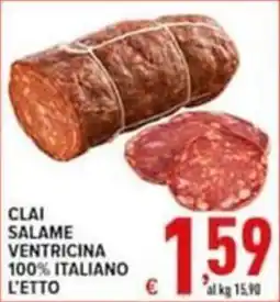 Iper Triscount Clai Salame Ventricina offerta