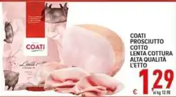 Iper Triscount Coati prosciutto cotto offerta