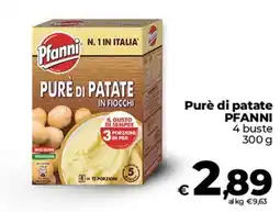 Ipercoop Radenza Pure di patate Pfanni offerta