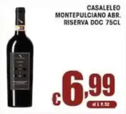 Sacoph Casaleleo montepulciano abr. riserva doc offerta