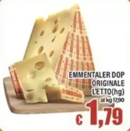 Top Supermercati Emmentaler Dop originale offerta