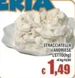 Top Supermercati Stracciatella andriese offerta
