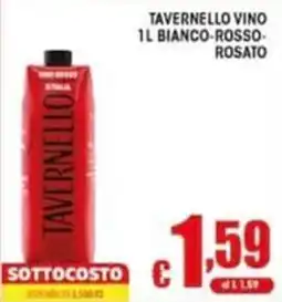 Sacoph Tavernello vino offerta