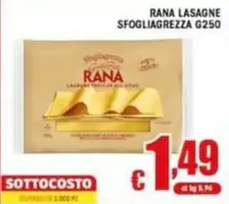 Sacoph Rana lasagne sfofliagrezza g250 offerta