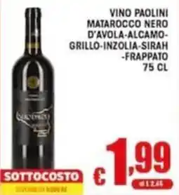 Sacoph Vino Paolini offerta