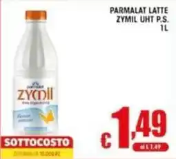 Sacoph Parmalat Latte Zymil UHT P.S. offerta