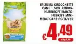 Sacoph Friskies crocchette cane junior-nutrisoft manzo offerta
