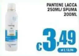 Sacoph Pantene lacca/spuma offerta