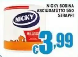 Sacoph Nicky asciugatutto offerta