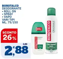 Ok Sigma Borotalco deodorante offerta