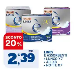 Ok Sigma Lines è assorbenti offerta