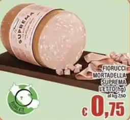 Top Supermercati Fiorucci Mortadella Suprema offerta