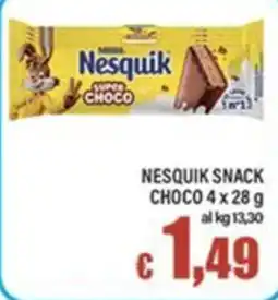 Top Supermercati Nesquik snack choco offerta
