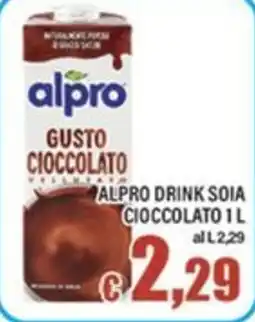 Top Supermercati Alpro drink soia cioccolato offerta