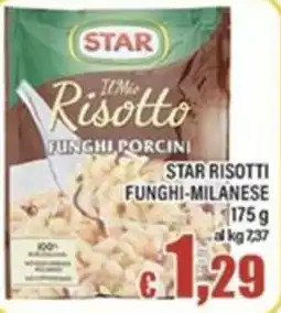 Top Supermercati Star risotto funghi porcini offerta