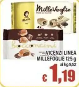 Top Supermercati Vicenzi linea millefoglie offerta