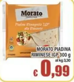 Top Supermercati Morato piadina riminese IGP offerta