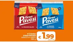 Ipercoop Radenza Il cracker gran pavesi offerta