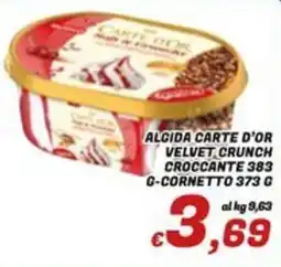 Idromarket Algida Carte d'Or Velvet Crunch Croccante offerta