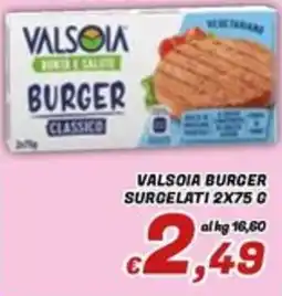 Idromarket Valsola burger classico offerta