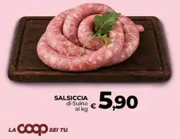 Ipercoop Radenza Salsiccia di Suino offerta