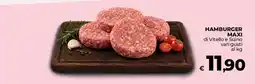 Ipercoop Radenza Hamburger Maxi di Vitello e Suino offerta