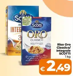 Ipercoop Radenza Riso Oro Classico/Integrale Scotti offerta