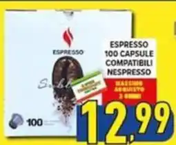 Iper Triscount Espresso compatibili Nespresso offerta