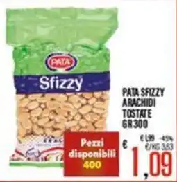 Supermercati EffePiù Pata sfizzy arachidi tostate offerta