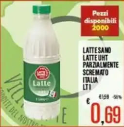 Supermercati EffePiù Latte Sano Latte UHT Parzialmente Scremato offerta