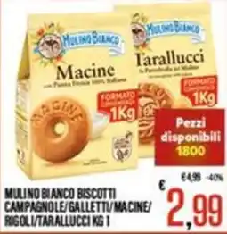 Supermercati EffePiù Mulino Bianco biscotti offerta