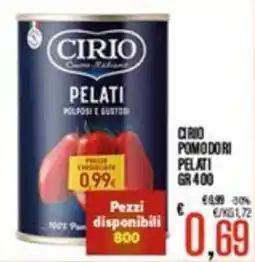 Supermercati EffePiù Cirio pelati offerta