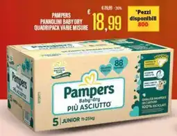 Supermercati EffePiù Pampers Pannolini Baby Dry offerta