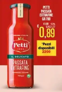 Supermercati EffePiù Petti passata extrafine offerta