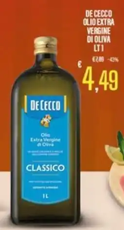 Supermercati EffePiù De Cecco olio extra vergine di oliva classico offerta