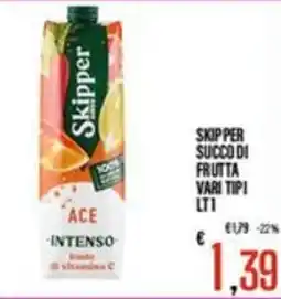 Supermercati EffePiù Skipper succo di frutta vari tipi offerta