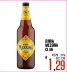 Supermercati EffePiù Birra Messina offerta