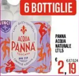 Supermercati EffePiù Acqua Panna Toscana offerta