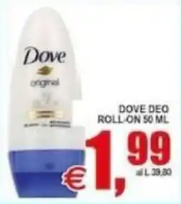 Pewex Dove deo roll-on offerta
