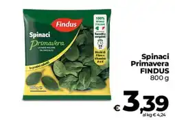Ipercoop Radenza Spinaci Primavera Findus offerta