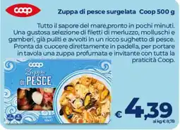 Ipercoop Radenza Zuppa di pesce Coop offerta