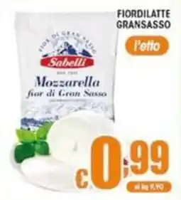 Sacoph Mozzarella fior di Gran Sasso Sabelli offerta