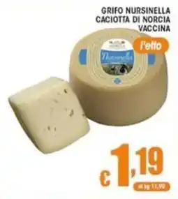 Sacoph Grifo Nursinella Caciotta di Norcia Vaccina offerta