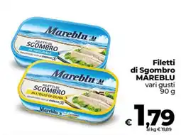 Ipercoop Radenza Filetti di Sgombro MAREBLU offerta