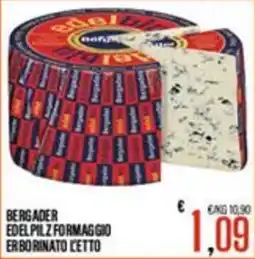 Supermercati EffePiù Bergader edel pilz formaggio erborinato cetto offerta