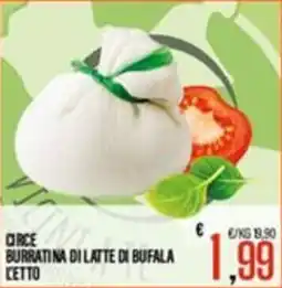 Supermercati EffePiù Circe Burratina di latte di bufala offerta
